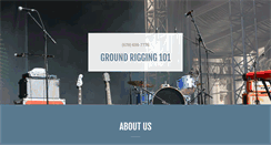 Desktop Screenshot of groundrigging101.com